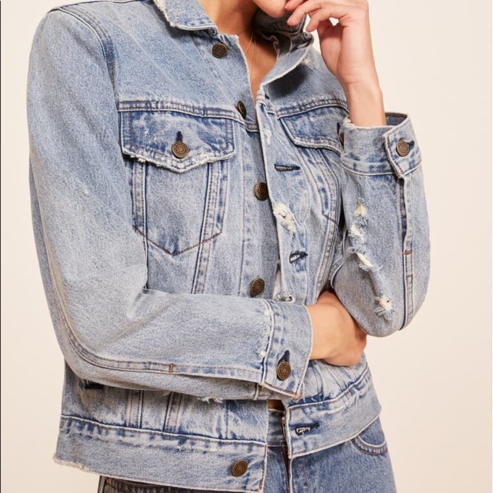 Reformation denim jacket